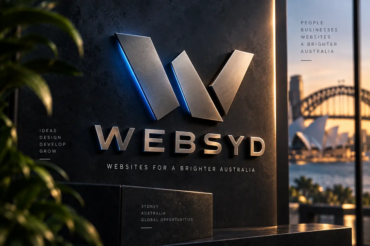 WEBSYD brand signage